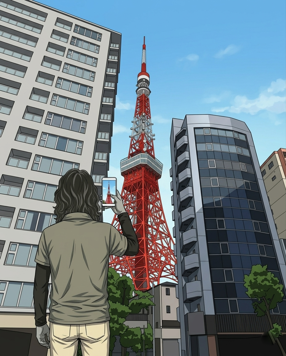 隙間の東京タワー